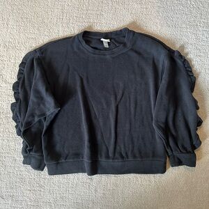 A New Day ruffle sleeve sweatshirt size large